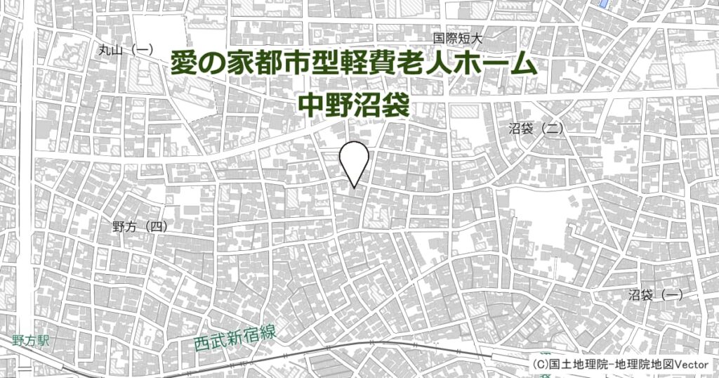 愛の家都市型軽費老人ホーム 中野沼袋