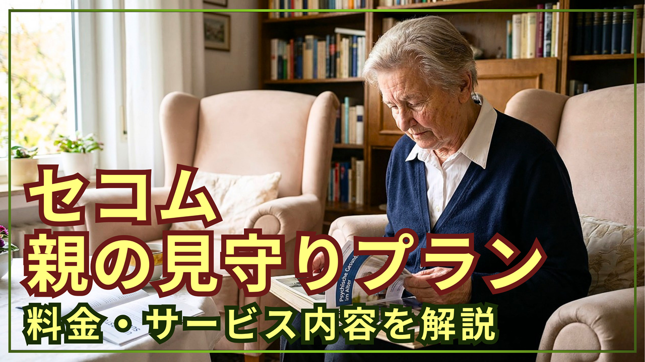 セコムの高齢者見守り「親の見守りプラン」を解説【料金・サービス内容】