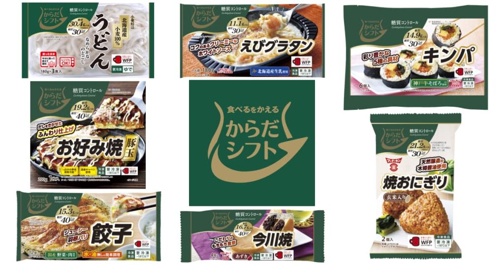 糖質量を分かりやすく！からだシフト 糖質コントロール7品リニューアル