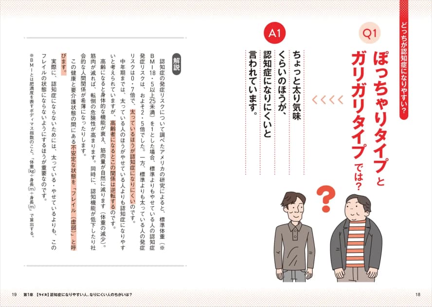 第1章　【クイズ】認知症になりやすい人、なりにくい人の違いは？